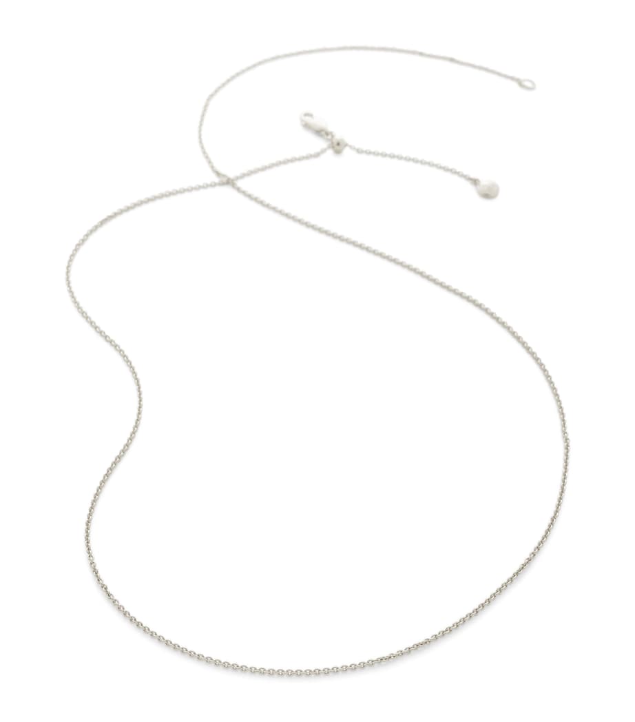 Monica Vinader sterling silver chain necklace 24cm, UK version