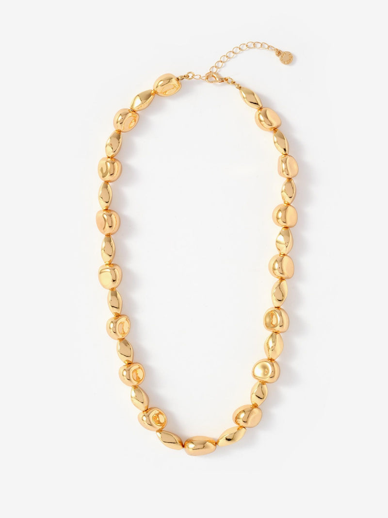 Mint Velvet gold beaded necklace, UK version