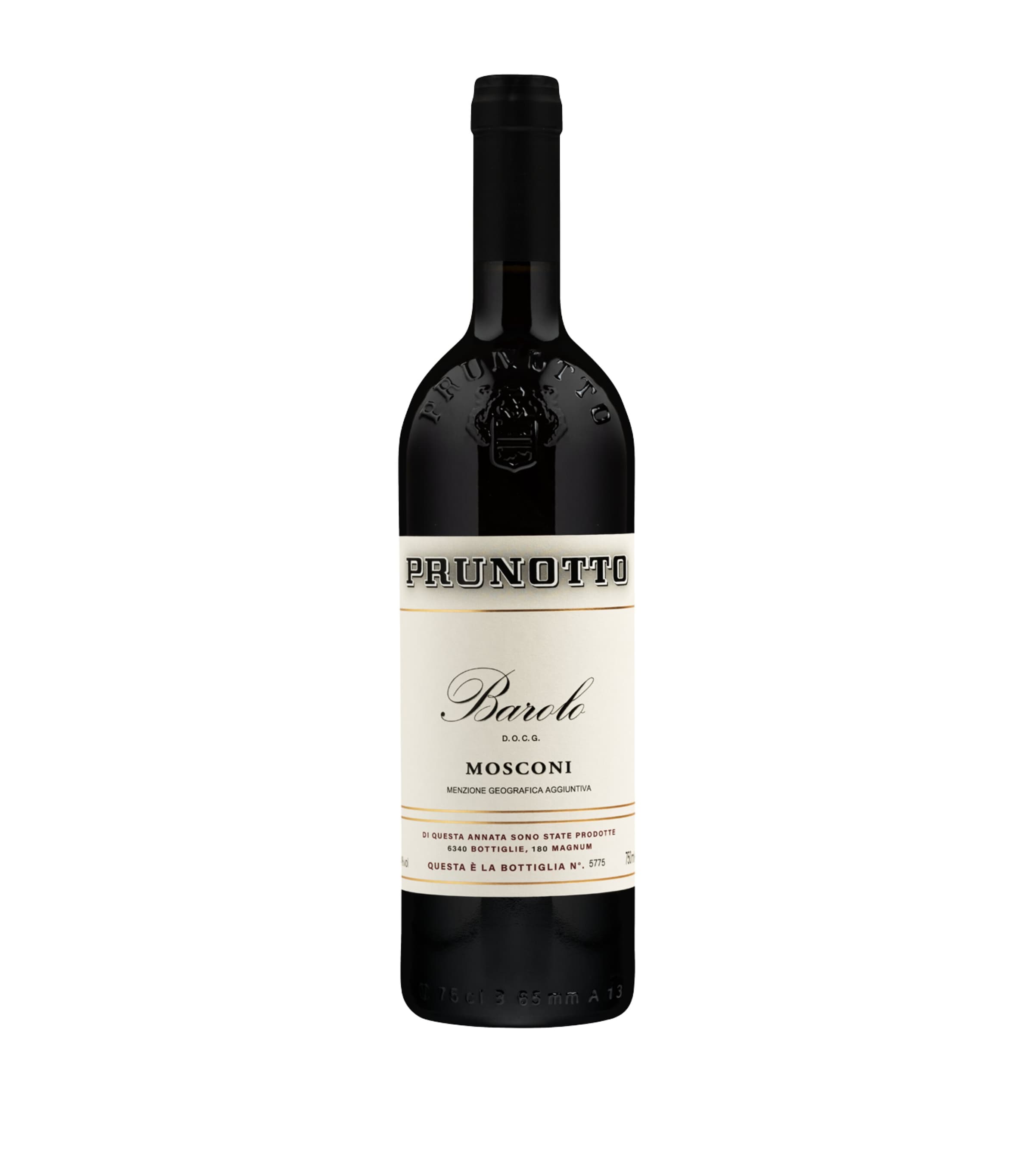Prunotto Barolo Mosconi 2019 red wine 75cl, imported from the UK