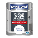 Johnstone's Non Drip Gloss, Brilliant White DIY ASDA   