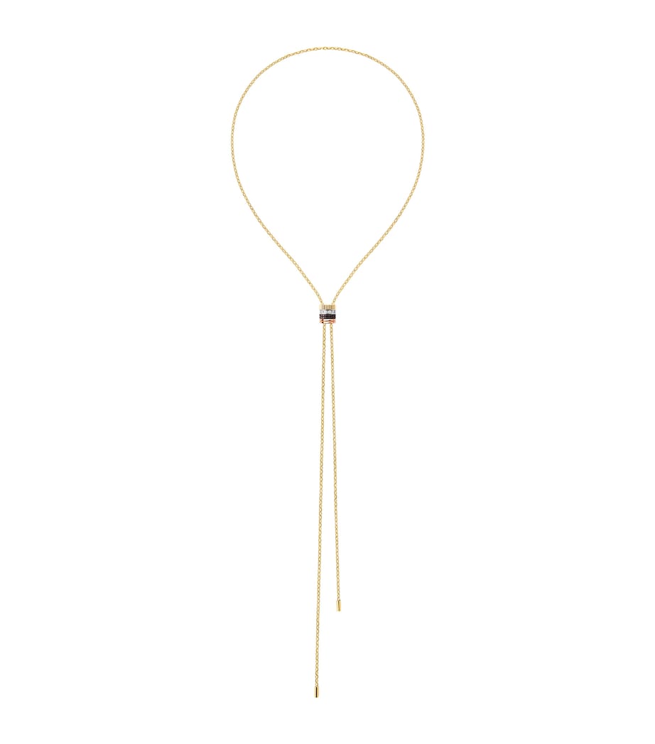 Boucheron Quatre necklace yellow gold diamonds - British product