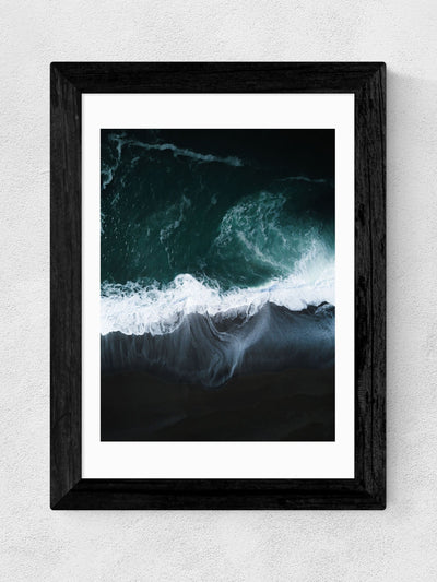 Next East End Prints Black Dark Earth Print Photographic Art Print- Buy online at McGrocer