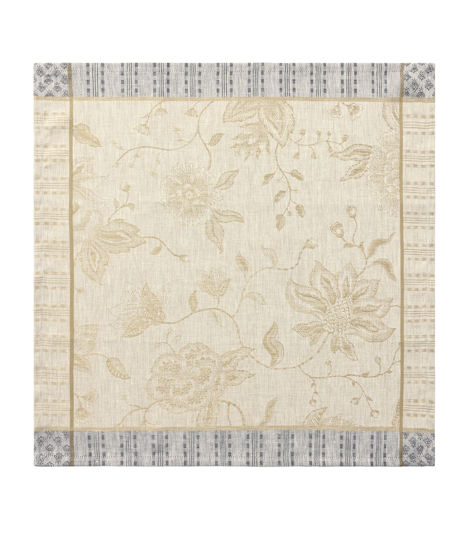 Le Jacquard Français linen napkin Été Indien 55cm, imported from the UK
