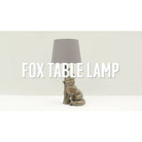 Argos Home fox table lamp bronze and grey (British brand)