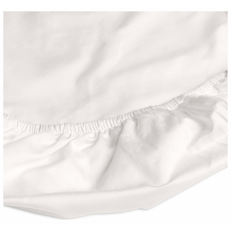 Habitat Egyptian Cotton 400TC Cream Fitted Sheet- Single