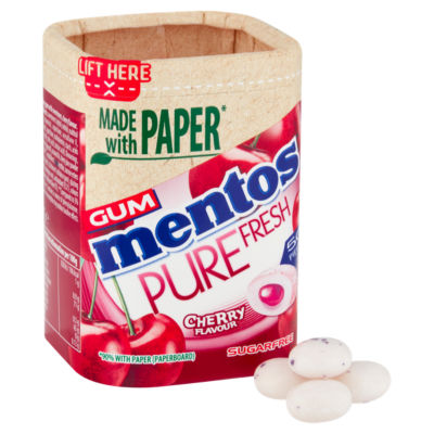 Mentos Pure Fresh Cherry Kaugummi 50 Stück 97g
