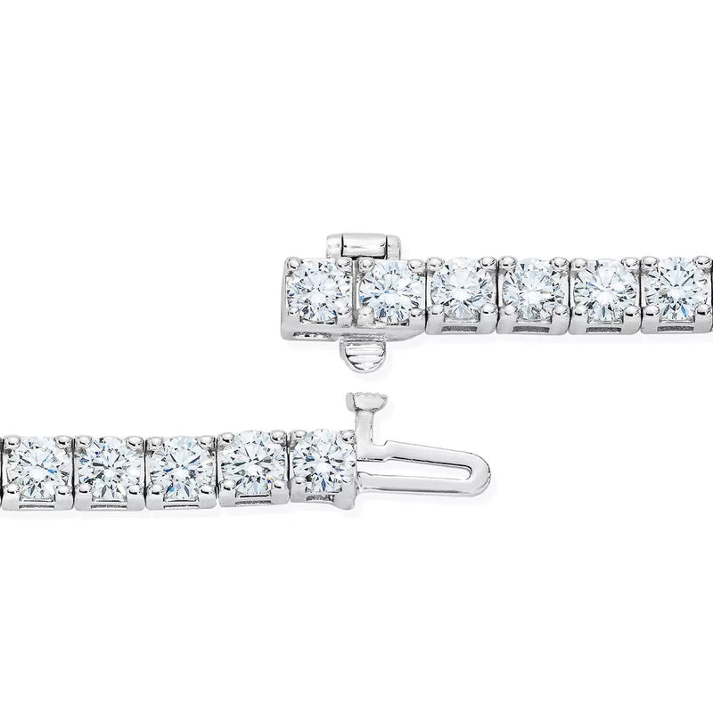 Costco diamond tennis bracelet 8ctw white gold - British product