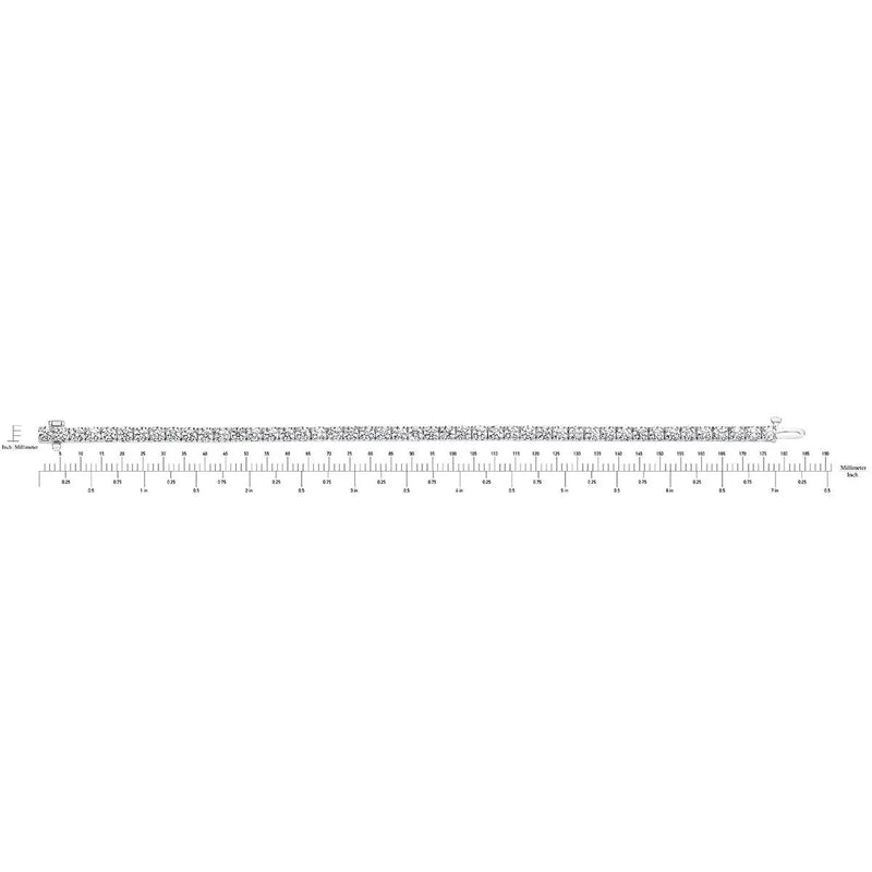 Costco diamond tennis bracelet 8ctw white gold - British product