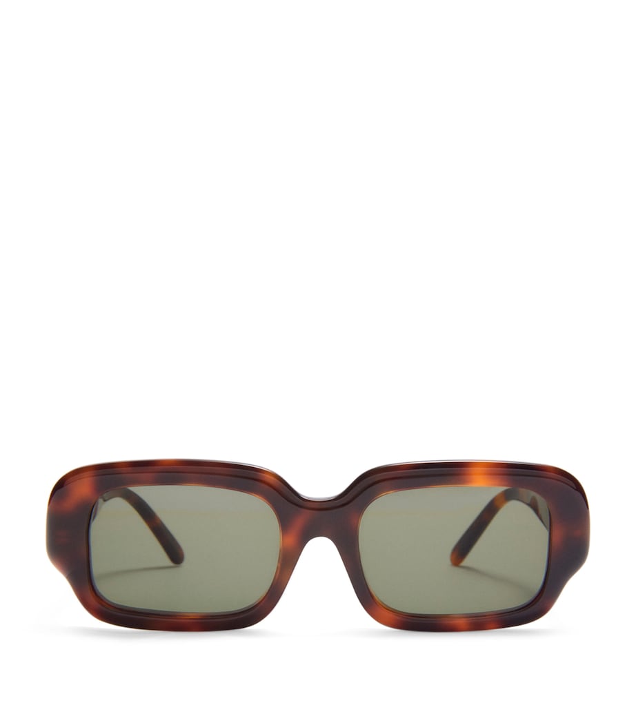 LOEWE rectangular slim acetate sunglasses, UK version