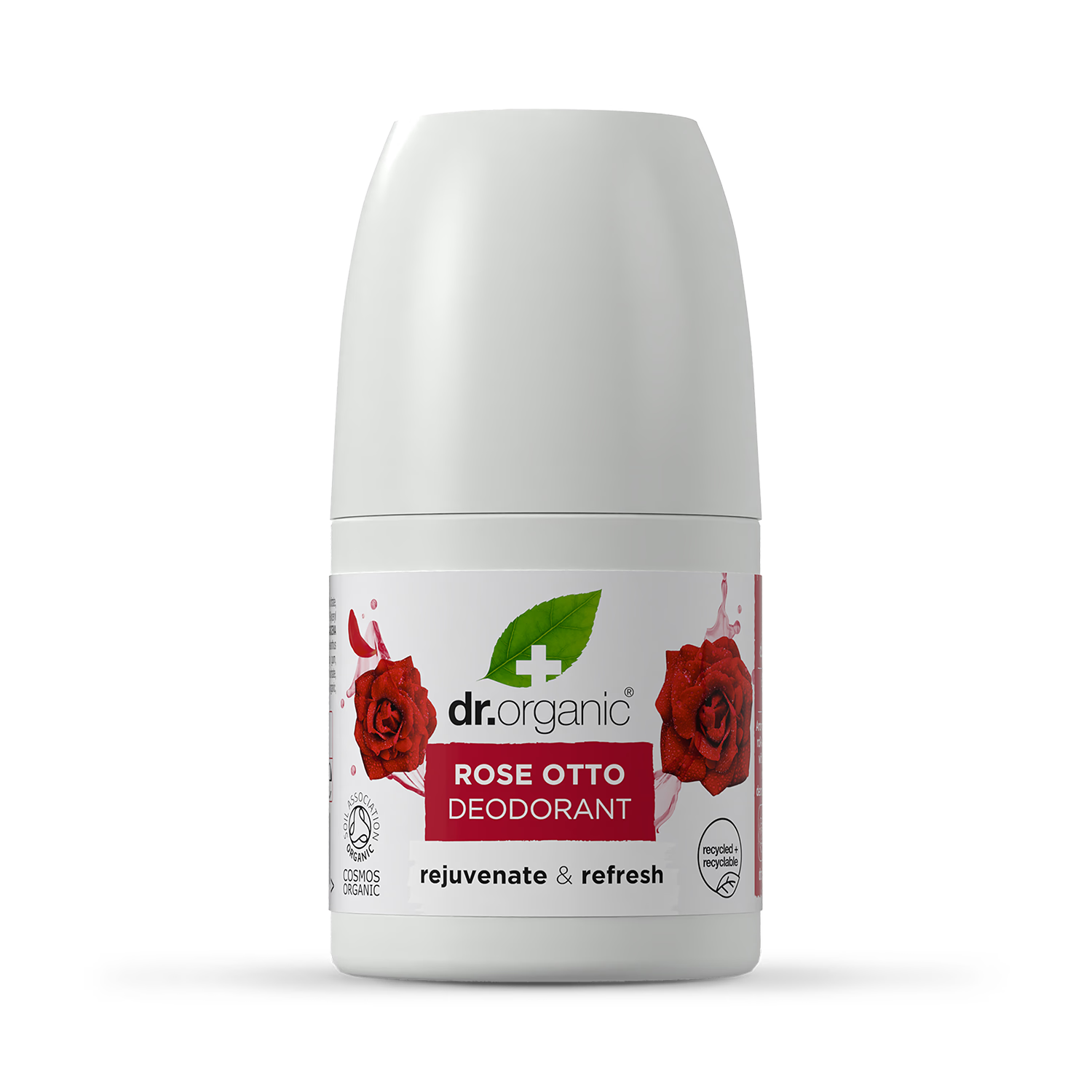 Dr Organic Rose Otto Roll On Deodorant 50ml - British product