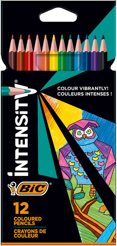 Bic Intensity Colouring Pencils – 12 Pack
