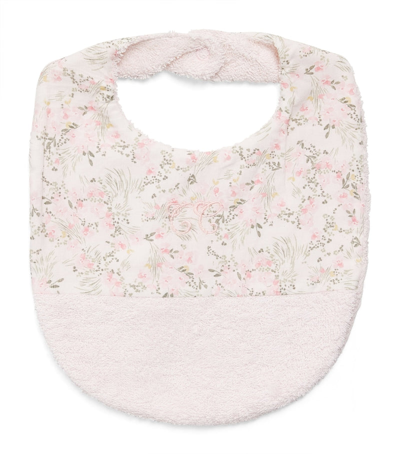 Tartine et Chocolat cotton rose bib, imported from the UK