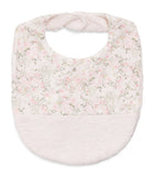 Tartine et Chocolat cotton rose bib, imported from the UK