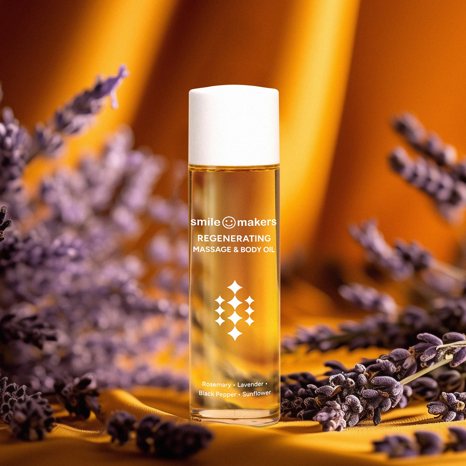 Smile Makers body massage oil rosemary lavender 100ml, UK version
