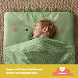 Silentnight kids sleepover bag dinosaur 400 GSM, imported from the UK