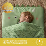 Silentnight kids sleepover bag dinosaur 400 GSM, imported from the UK