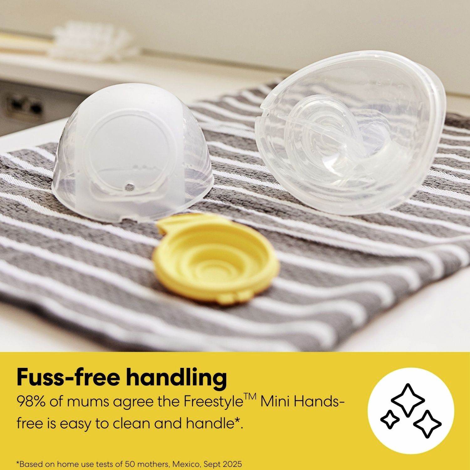 Medela Freestyle Mini hands-free breast pump, imported from the UK