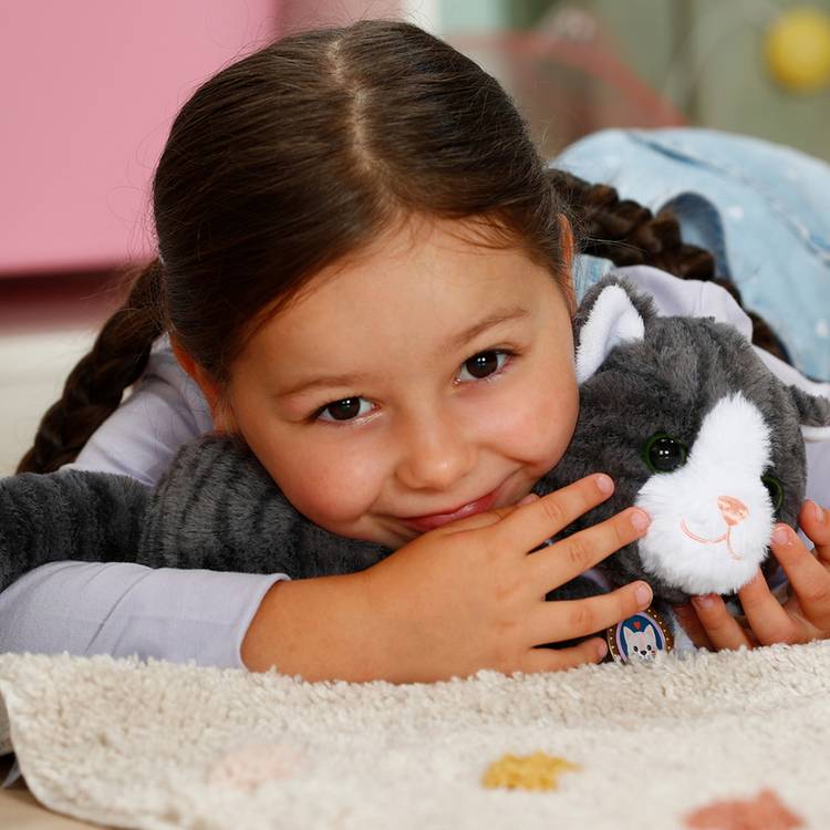 Baby Born Cookie interactive toy cat with soft fur - British product