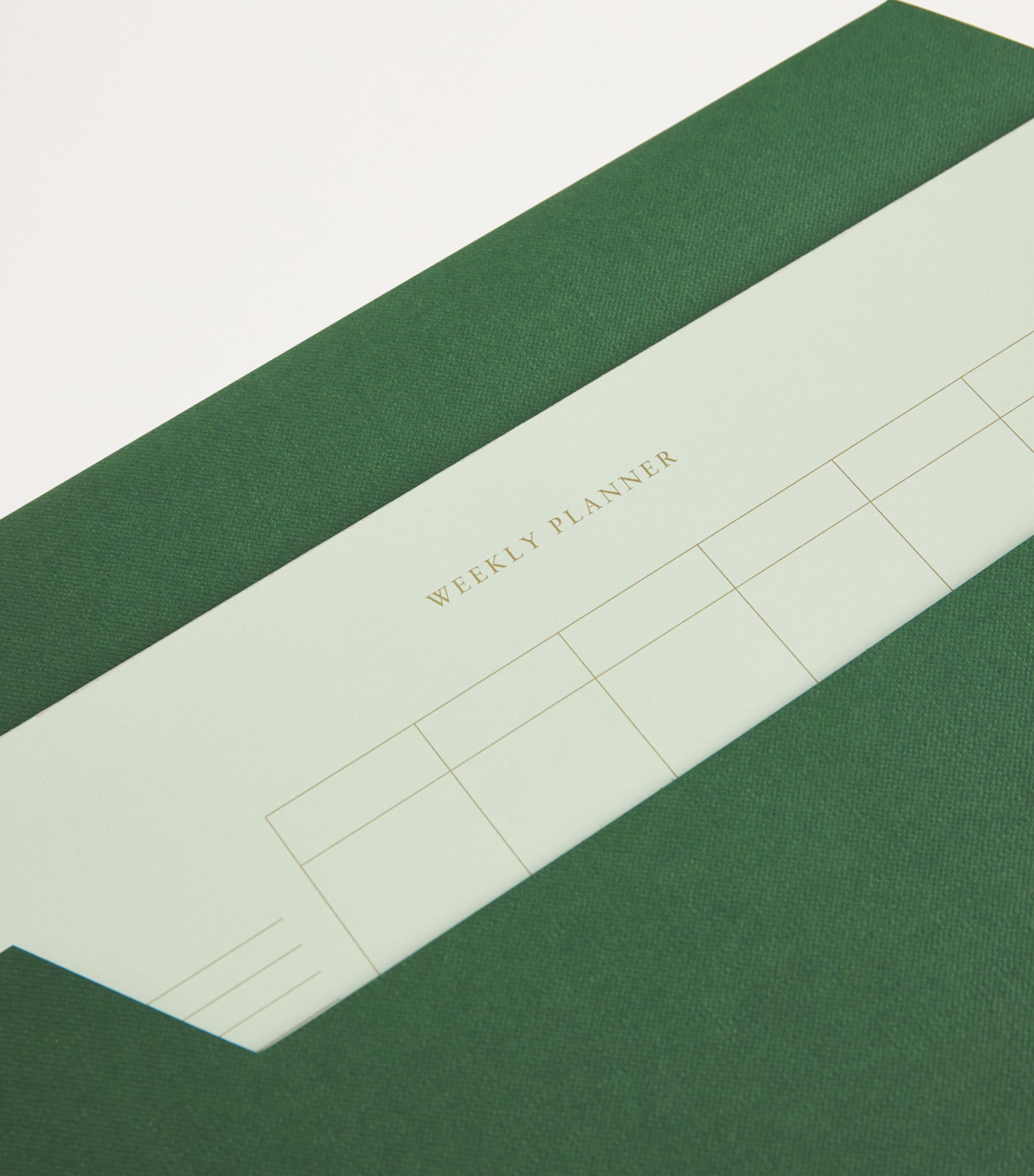 Harrods A4 Weekly Planner, UK version