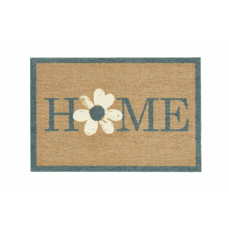 My Mat flower home green doormat 50x75cm, imported from the UK