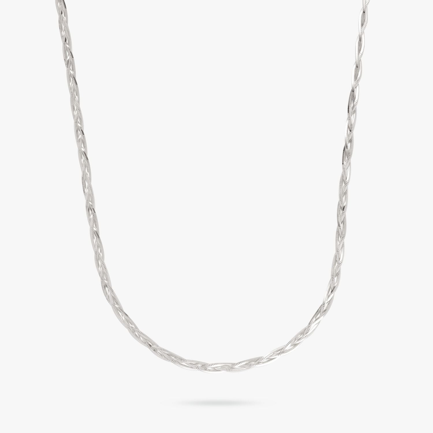 Revere necklace braided chain 18in, imported from the UK