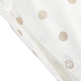 Argos Home natural spot duvet set single - British product