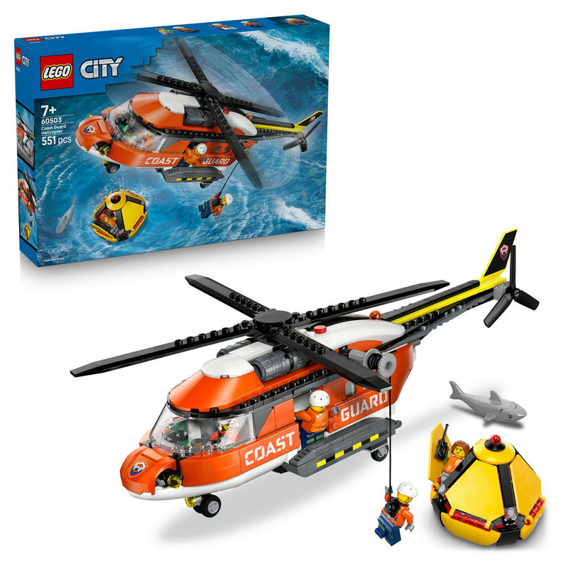 LEGO City Coast Guard Helicopter building set 60503, UK version