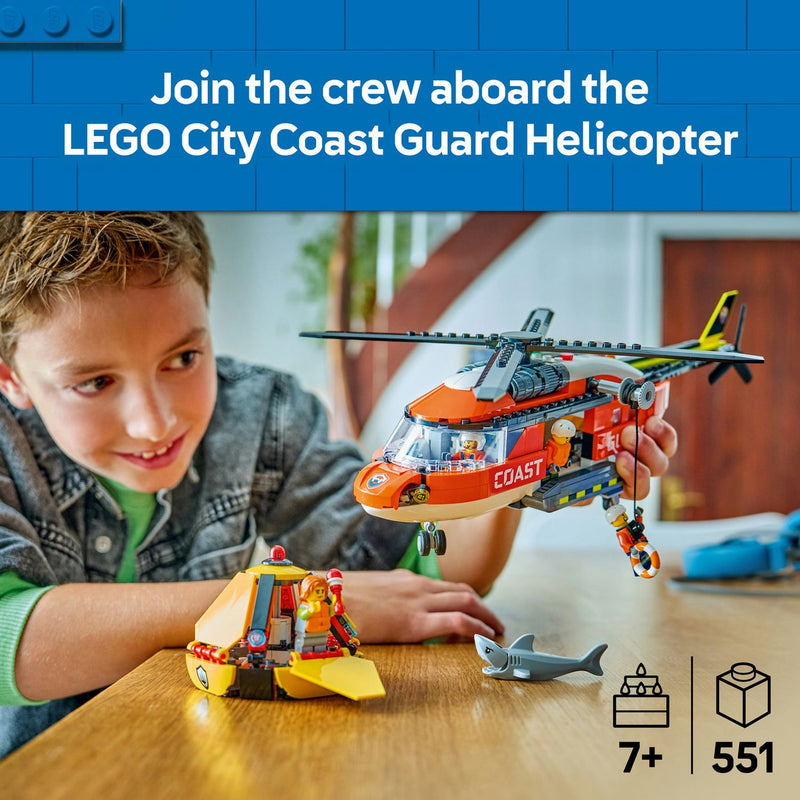 LEGO City Coast Guard Helicopter building set 60503, UK version