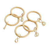 Argos Home matte nickel curtain rings 20 pack (British brand)