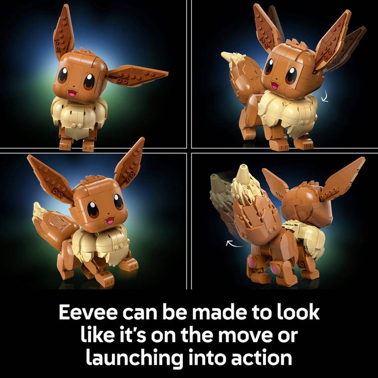 LEGO Pokémon Eevee building set 587 pieces - British product