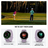 Garmin GPS golf smartwatch Lilac 43mm - British product