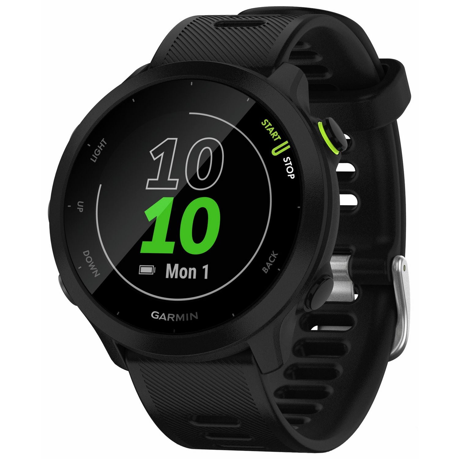 Garmin Forerunner 55 GPS Running Smart Watch - White