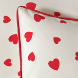 Argos Home red hearts bedding set single, UK version
