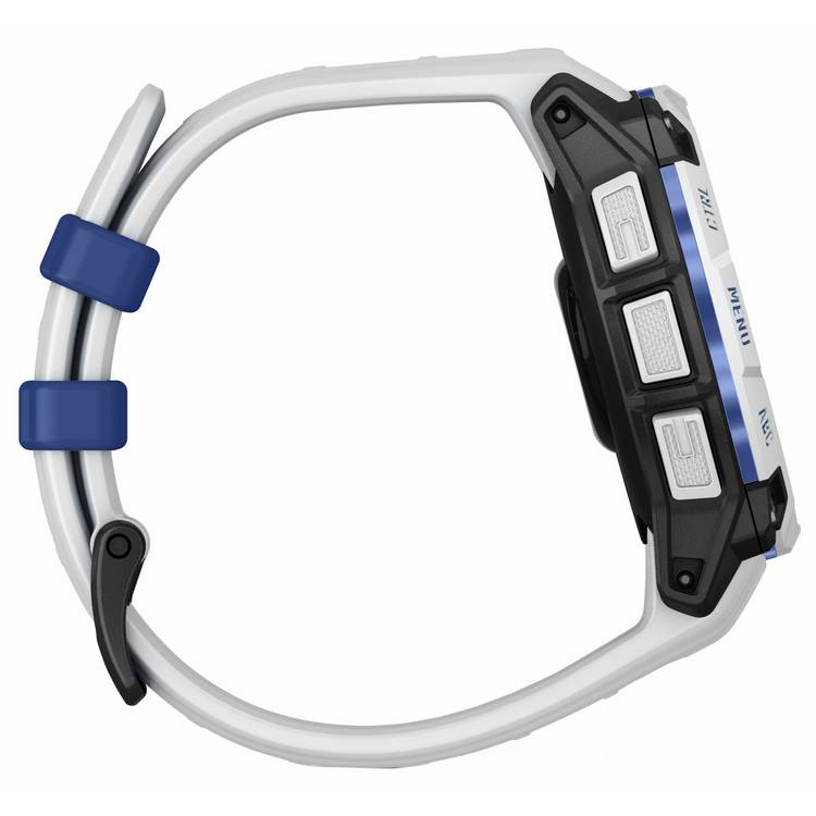 Garmin Instinct 3 Solar 45mm smartwatch Whitestone/Blue - British product