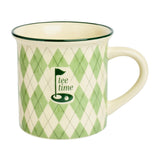 Argos Home green argyle mug and socks set, imported from the UK