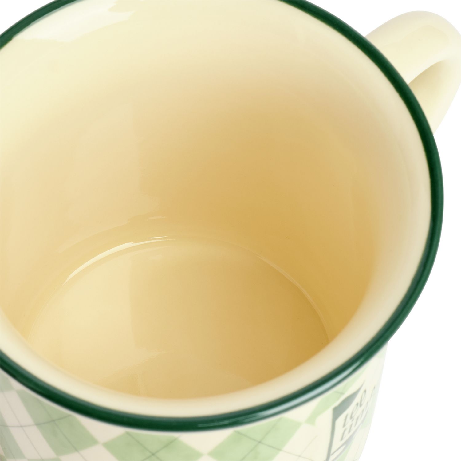 Argos Home green argyle mug and socks set, imported from the UK