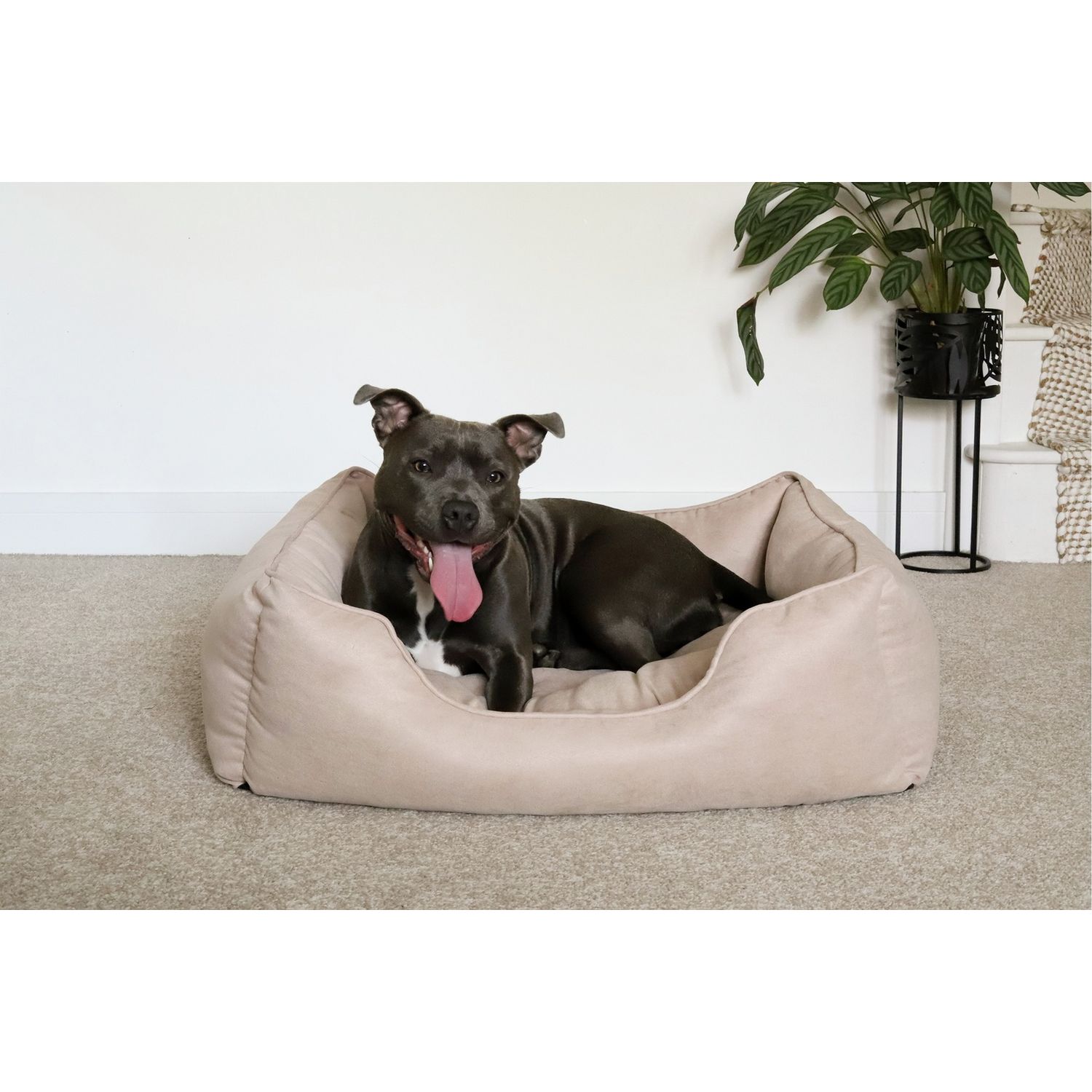 Rosewood pet bed beige large, imported from the UK