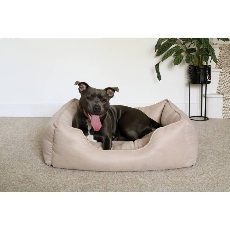 Rosewood pet bed beige large, imported from the UK
