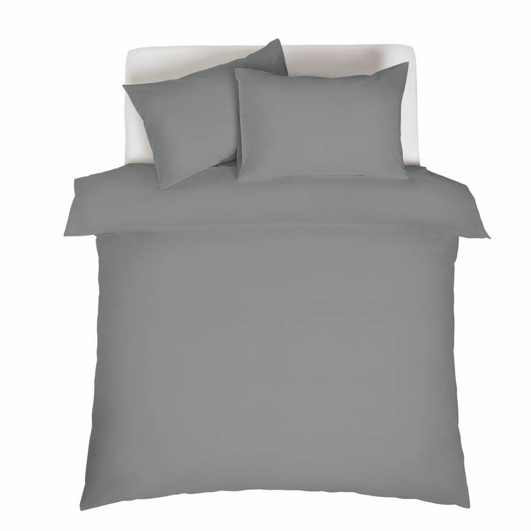 Habitat bedding set dove grey superking - British product