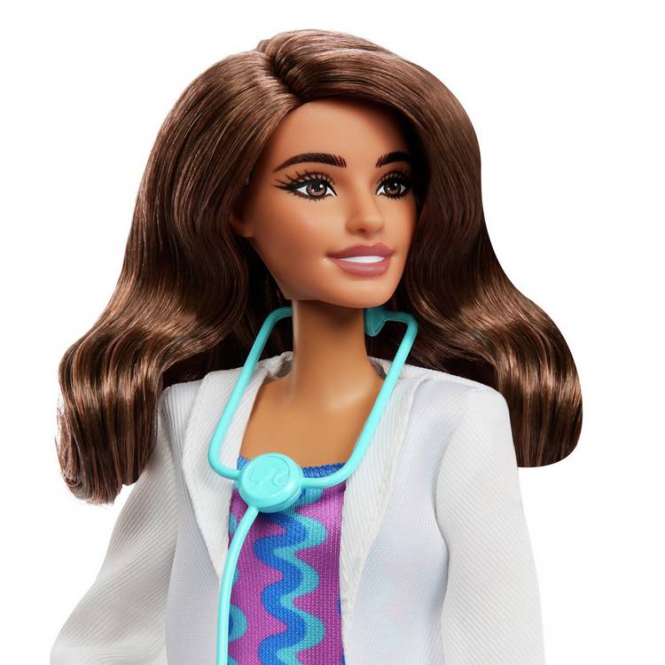 Barbie Careers Doctor doll with stethoscope, imported from the UK