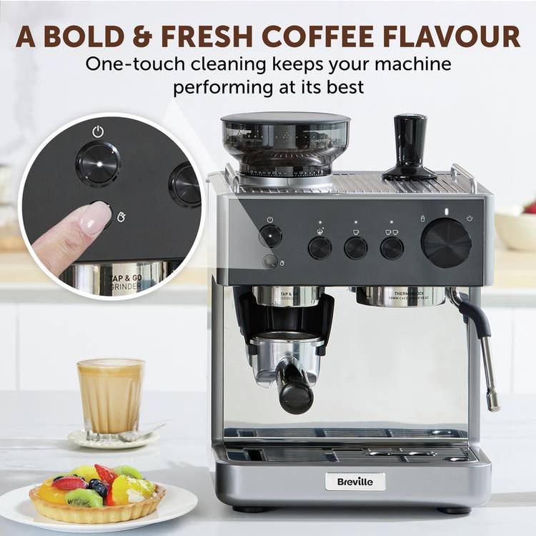 Breville Barista Classic bean to cup espresso machine, imported from the UK