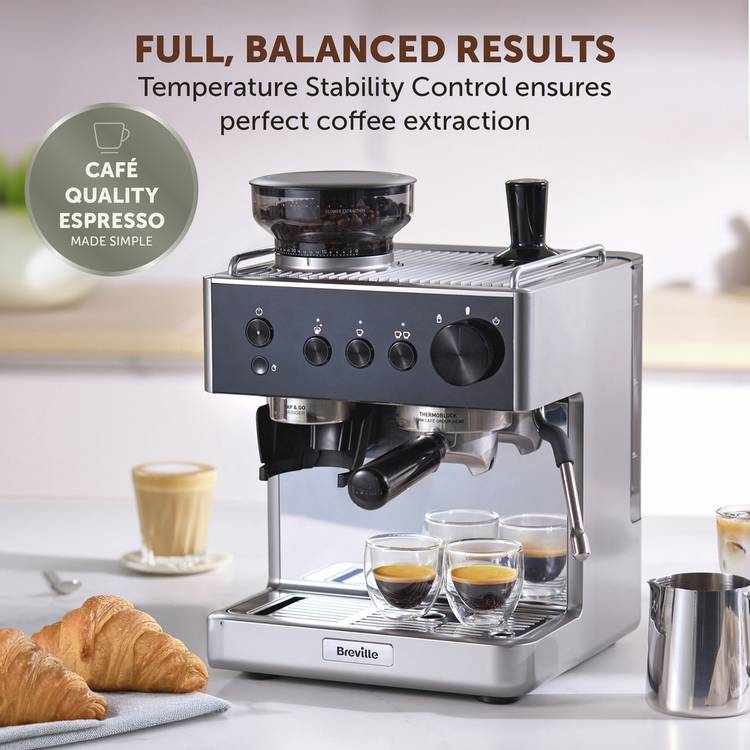 Breville Barista Classic bean to cup espresso machine, imported from the UK