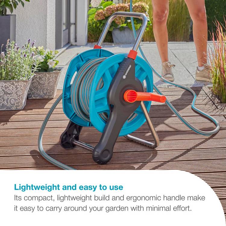 GARDENA Hose Reel Set 20m, imported from the UK