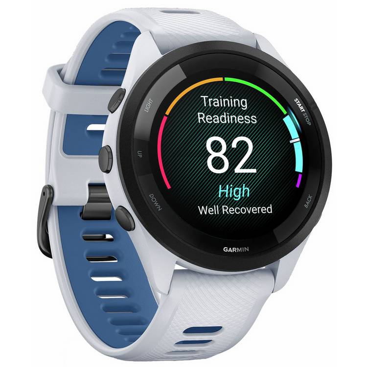 Garmin Forerunner 265 running smart watch 46mm Whitestone, UK version