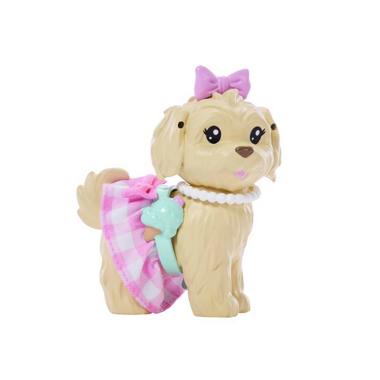 Barbie Bows fashion doll with pet dog 32cm (British brand)