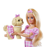 Barbie Bows fashion doll with pet dog 32cm (British brand)