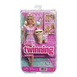 Barbie Bows fashion doll with pet dog 32cm (British brand)
