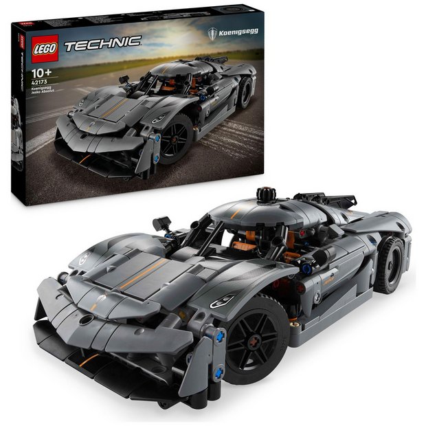LEGO Technic Koenigsegg Jesko Absolut Grey hypercar building set (British brand)