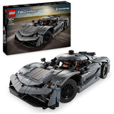LEGO Technic Koenigsegg Jesko Absolut Grey hypercar building set (British brand)