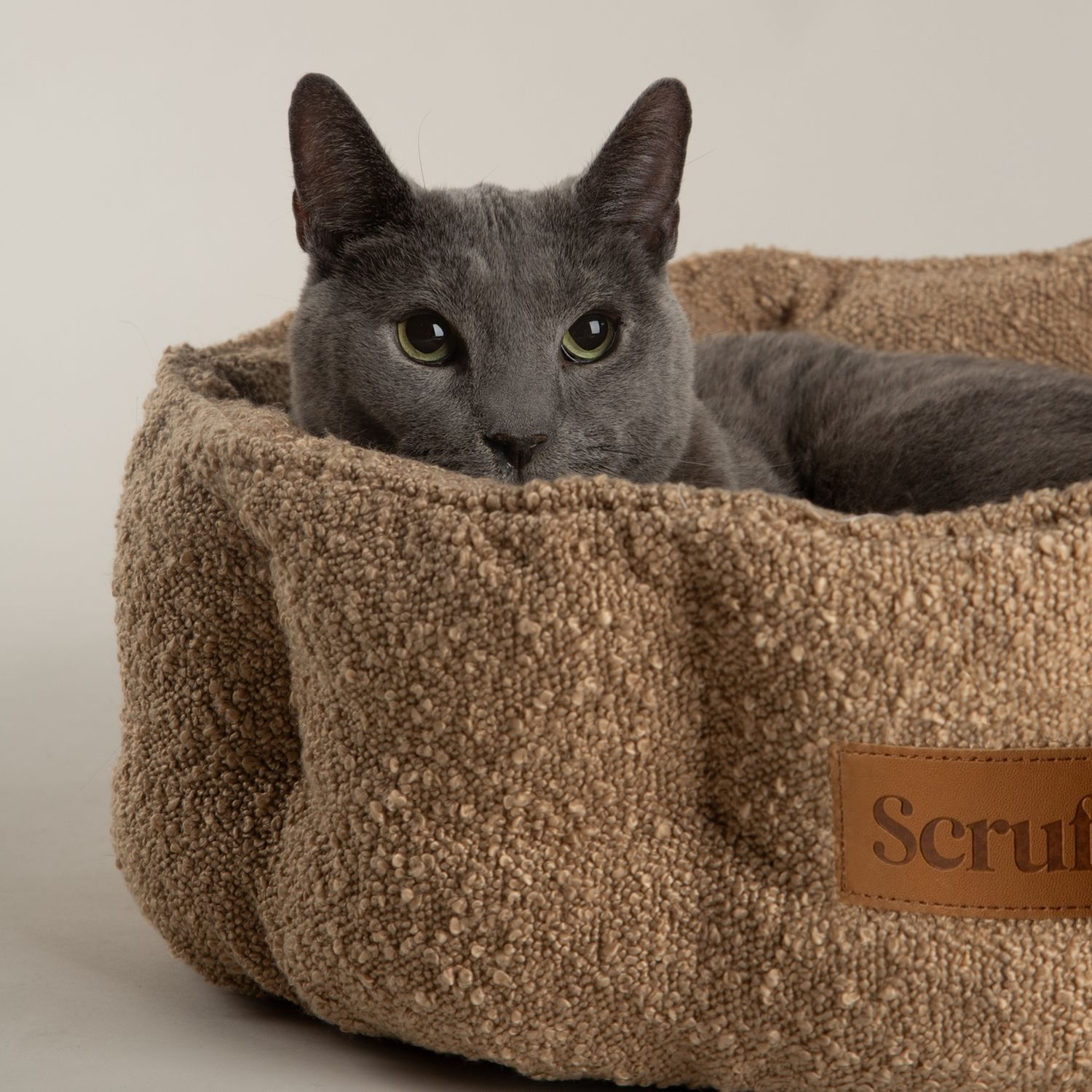 Scruffs Boucle cat bed small, imported from the UK
